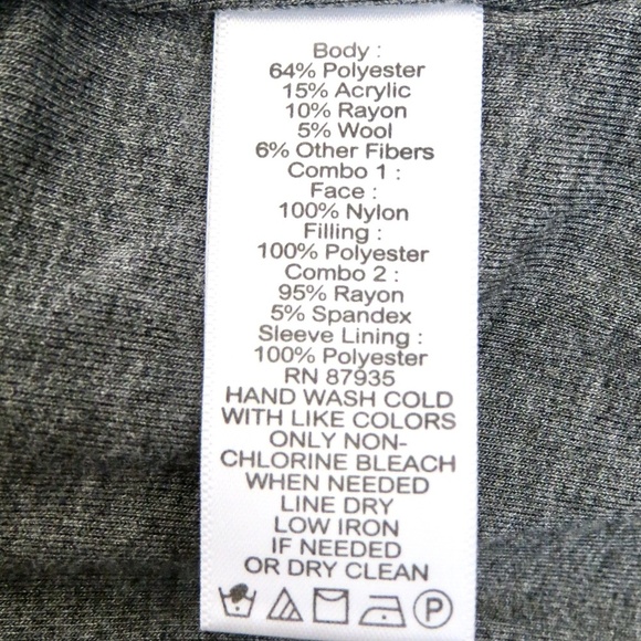 NEW! LOGO by Lori Goldstein Brushed Fleece Camo Zip Front Jacket Quilted SZ 2 - Picture 8 of 9